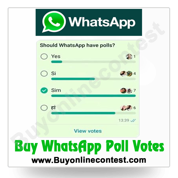 Buy WhatsApp Poll Votes